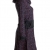 Vishes - Alternative Bekleidung - Bedrucktes Kleid aus Baumwolle mit Schalkragen schwarz-rot 38/40 - 3