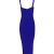 Whoinshop Damen Rayon Strap Mittelkurz AbendKleid PartyKleid VerbandKeid (XL, Blau) - 