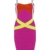 Whoinshop Frauen Rayon Nettes Sleeveless Bodycon Verband-Bügel-Kleid Bunt M - 1