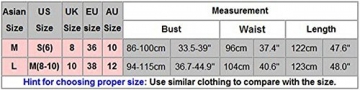 YJ-WAN Damen Strandkleid Trägerkleid Tief V Hippie Boho Sleeveless Maxi Kleid Casual Beach Dress Size L - 