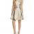 Yumi Damen, Kleid, Metallic Jacquard Dress, Elfenbein (ivory), DE:36/FR:36 (Herstellergröße: Size 10) - 1