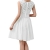 ZANZEA Damen Spitze Ärmellos Party Club Kurz Slim Abend Brautkleid Cocktail Ballkleid Weiß EU 36/US 4 - 