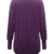 ZANZEA Pulloverkleid Langarm Oversize Sweatshirt Lila 3
