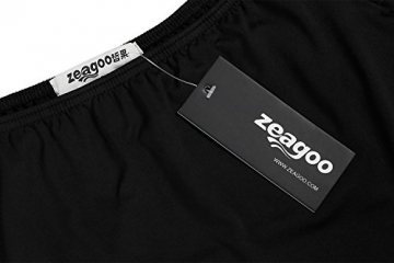 Zeagoo Damen Sexy Bodycon Clubwear Trägerloses Kleid Partykleid Schwarz - 